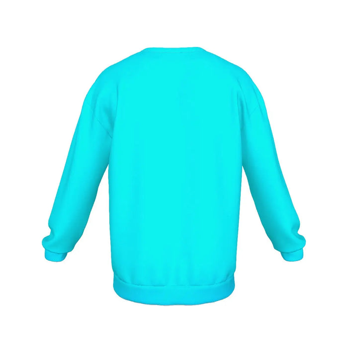 All-Over Print Blue Men's Tiger Sweatshirt Tiger-Universe