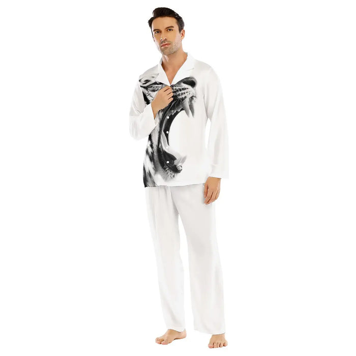 All-Over Print Tiger Pajamas Men Tiger-Universe