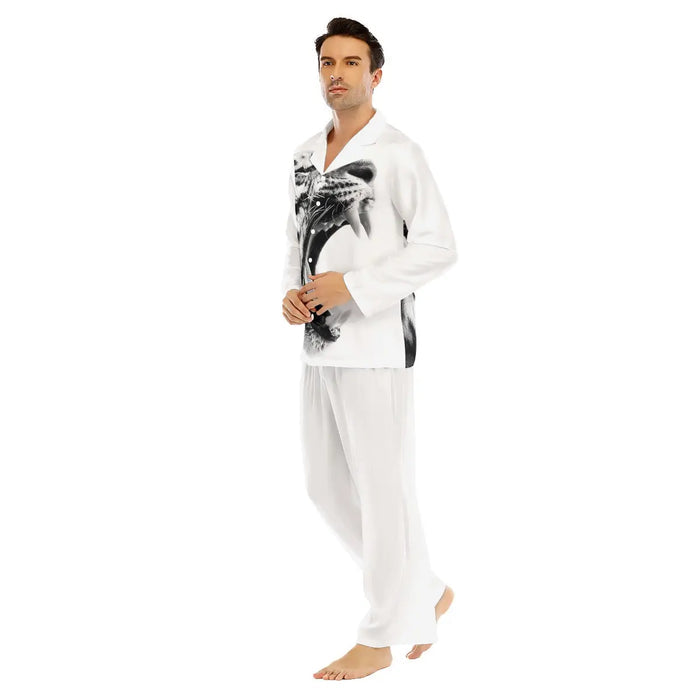 All-Over Print Tiger Pajamas Men Tiger-Universe