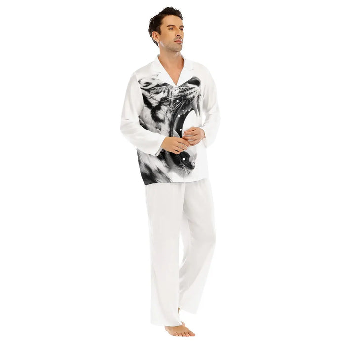 All-Over Print Tiger Pajamas Men Tiger-Universe