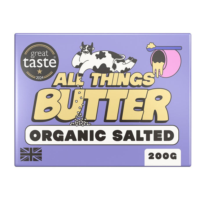 All Things Butter British Organic Salted Butter 200g