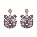 ANTIQUE TIGER EARRINGS