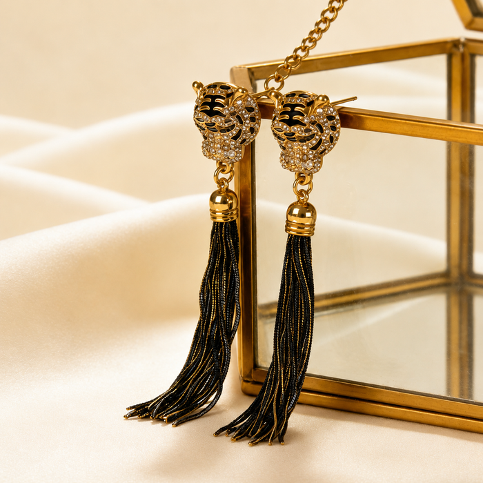 AUTHENTIC TIGER EARRINGS Tiger-Universe
