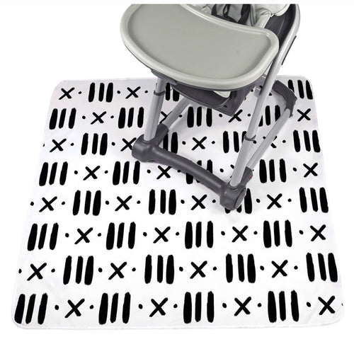 Baby Splat Mat - Black & White