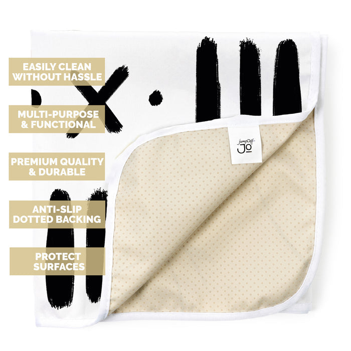 Baby Splat Mat - Black & White