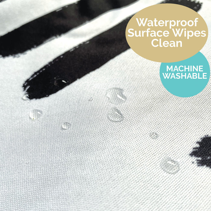 Baby Splat Mat - Black & White