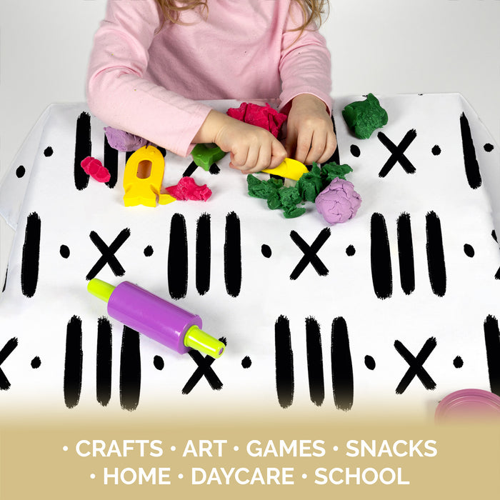 Baby Splat Mat - Black & White
