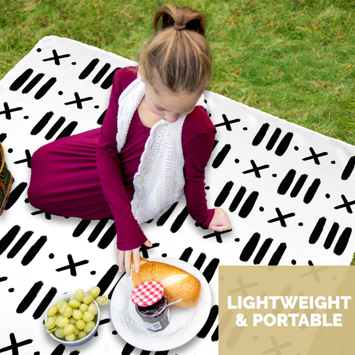 Baby Splat Mat - Black & White