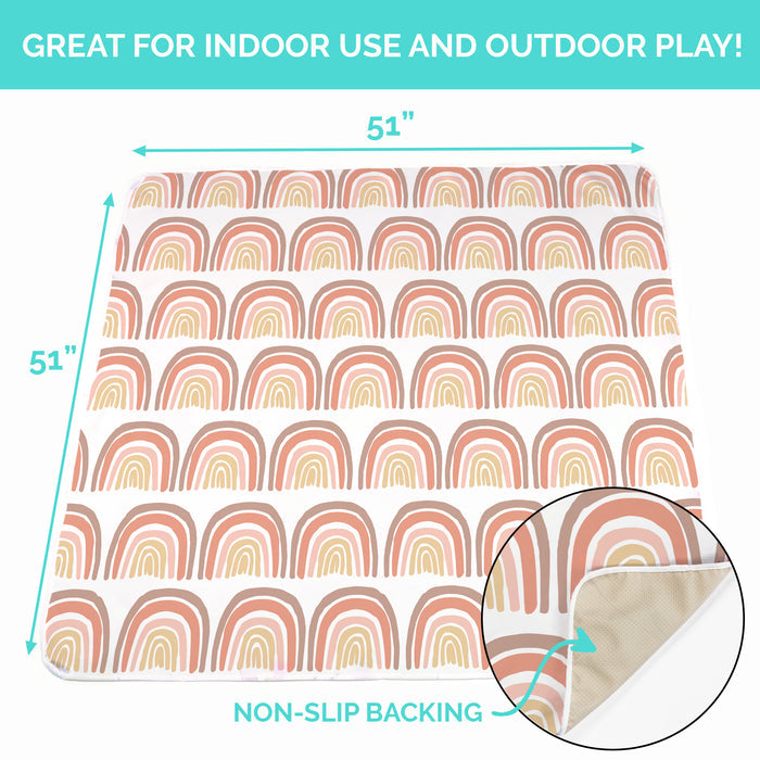 Baby Splat Mat - Boho Rainbow
