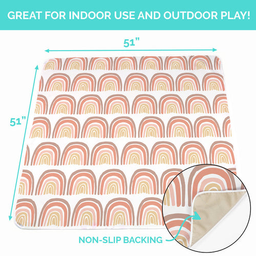 Baby Splat Mat - Boho Rainbow