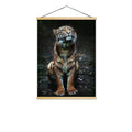 BEAUTIFUL TIGER SITTING PAINTING Tiger-Universe