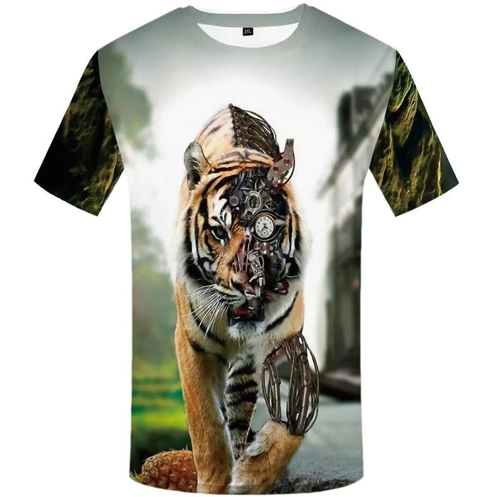BIONIC TIGER PRINT T-SHIRT Tiger-Universe