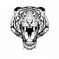 BLACK AND WHITE TIGER PATCH Tiger-Universe