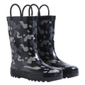 Black Camo Rubber Rainboots