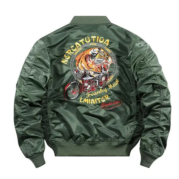 BLACK TIGER BOMBER JACKET Tiger-Universe