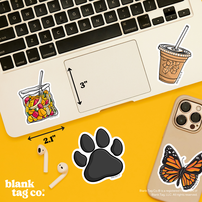 Blank Tag Co.® Waterproof Sticker - Bag of Fruits