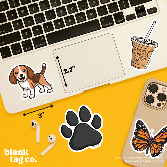 Blank Tag Co.® Waterproof Sticker - Beagle