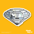 Blank Tag Co.® Waterproof Sticker - Diamond