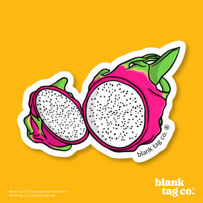 Blank Tag Co.® Waterproof Sticker - Dragon Fruit