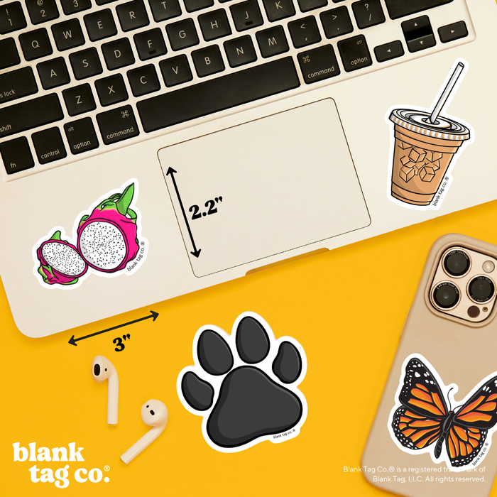 Blank Tag Co.® Waterproof Sticker - Dragon Fruit