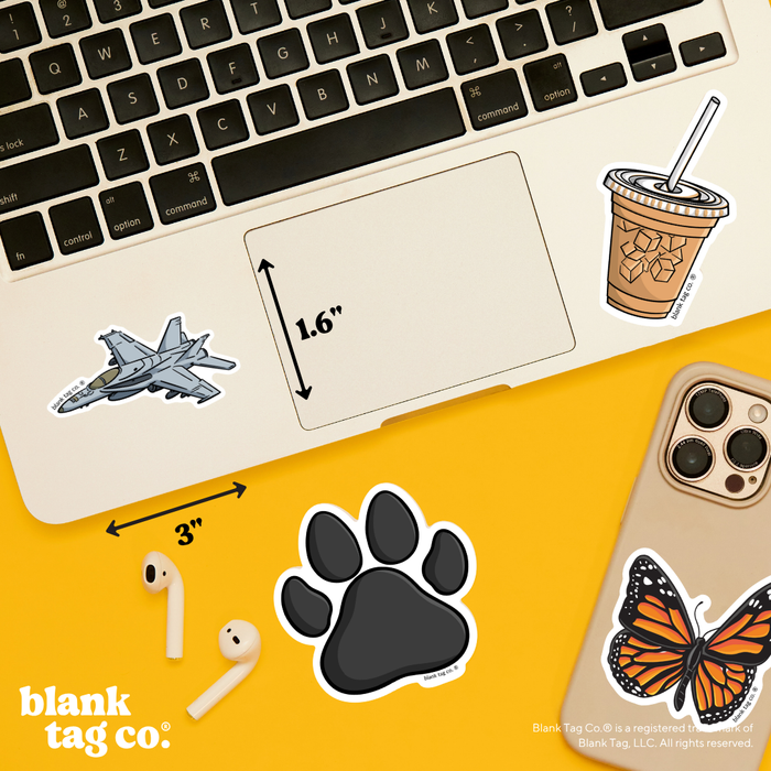 Blank Tag Co.® Waterproof Sticker - F18