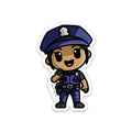 Blank Tag Co.® Waterproof Sticker - Female Police Officer