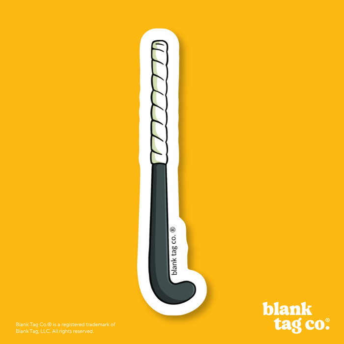 Blank Tag Co.® Waterproof Sticker - Field Hockey Stick