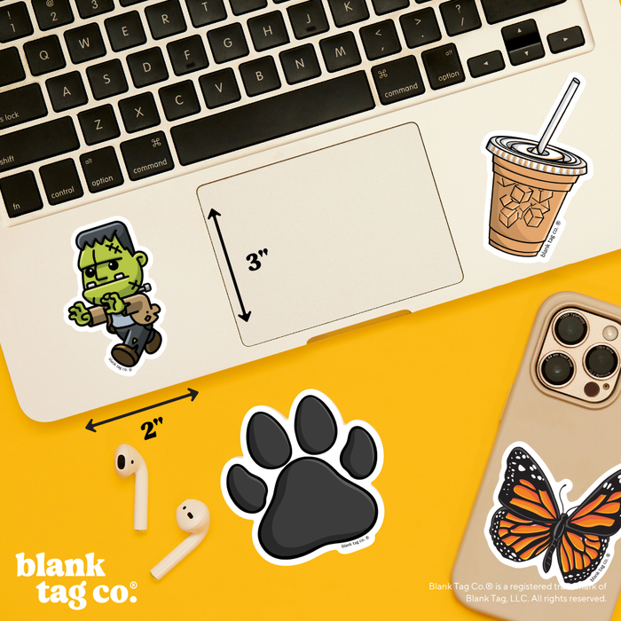 Blank Tag Co.® Waterproof Sticker - Frankenstein