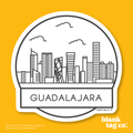Blank Tag Co.® Waterproof Sticker - Guadalajara Cityscape