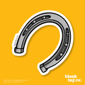 Blank Tag Co.® Waterproof Sticker - Horseshoe