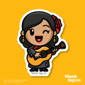 Blank Tag Co.® Waterproof Sticker - Lady Mariachi