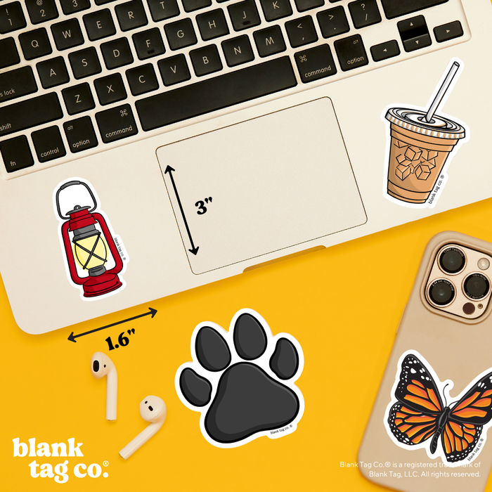 Blank Tag Co.® Waterproof Sticker - Lantern