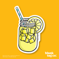 Blank Tag Co.® Waterproof Sticker - Lemonade