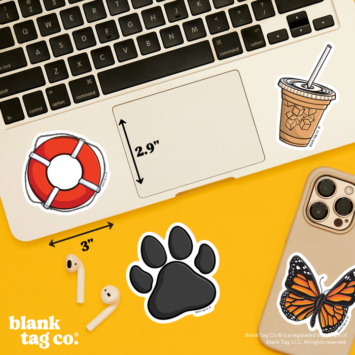 Blank Tag Co.® Waterproof Sticker - Lifebuoy