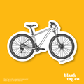 Blank Tag Co.® Waterproof Sticker - Mountain Bike