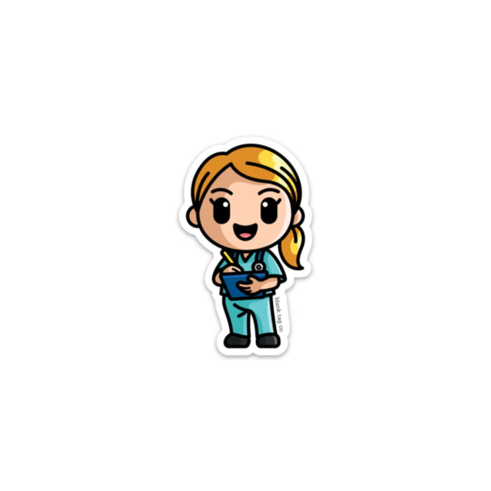 Blank Tag Co.® Waterproof Sticker - Nurse