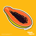 Blank Tag Co.® Waterproof Sticker - Papaya
