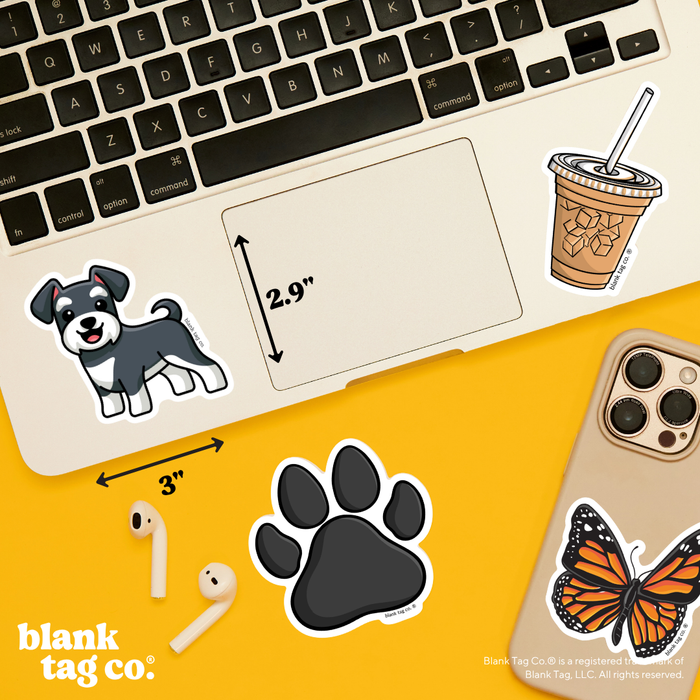 Blank Tag Co.® Waterproof Sticker - Schnauzer