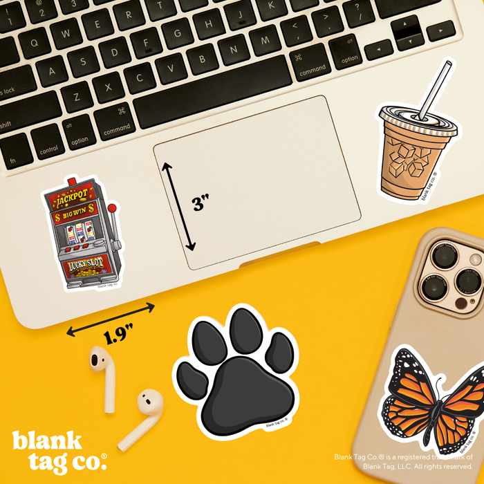 Blank Tag Co.® Waterproof Sticker - Slot Machine