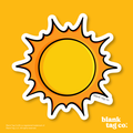 Blank Tag Co.® Waterproof Sticker - Sun