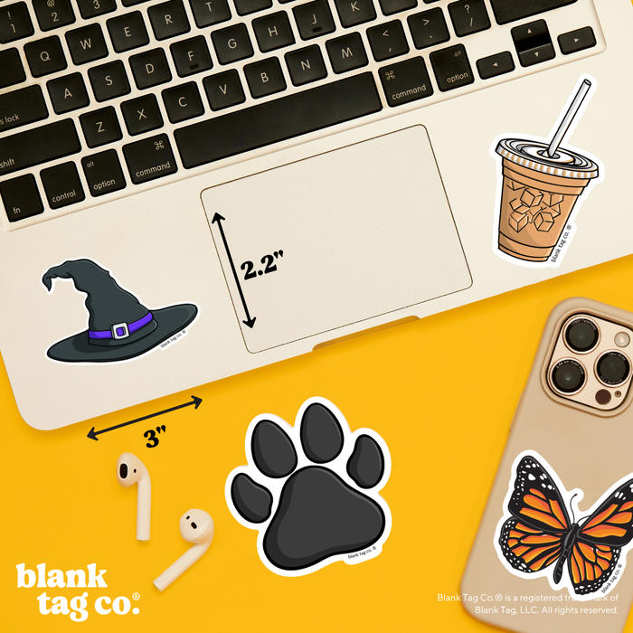 Blank Tag Co.® Waterproof Sticker - Witch Hat