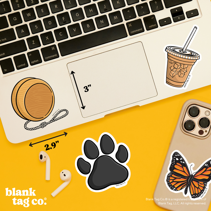 Blank Tag Co.® Waterproof Sticker - Yo-yo