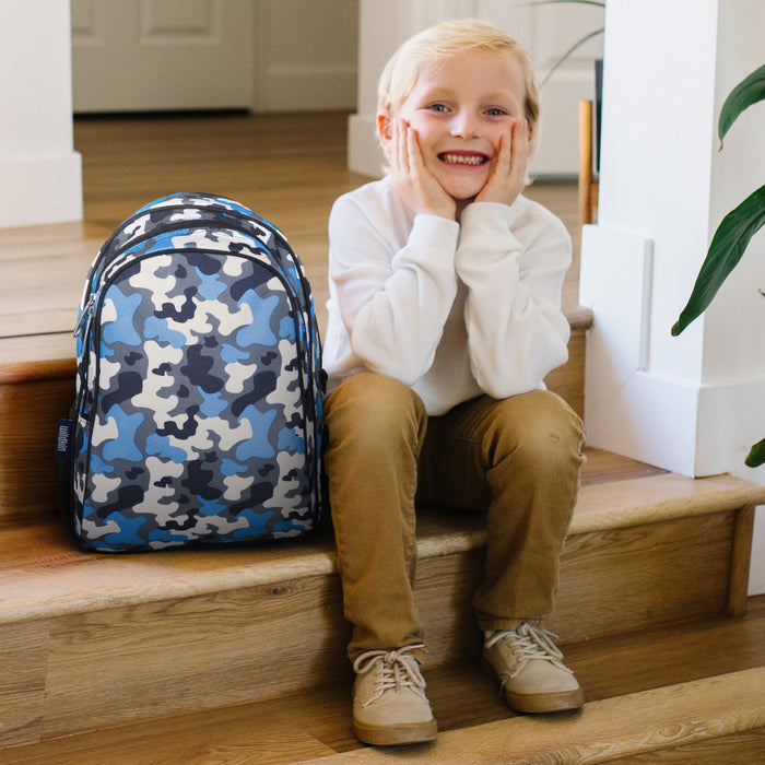 Blue Camo Backpack