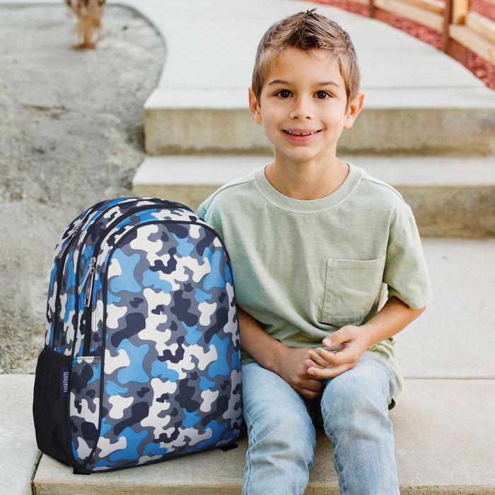 Blue Camo Backpack
