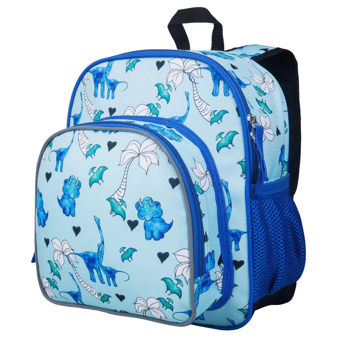 Blue Dino Backpack