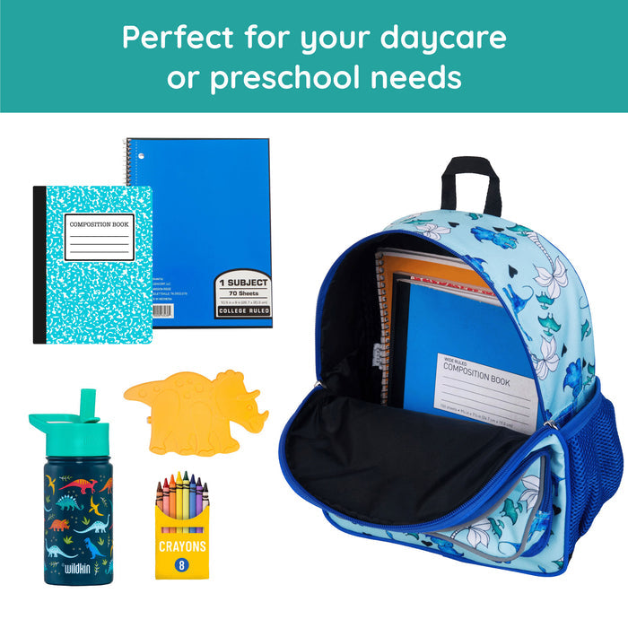 Blue Dino Backpack