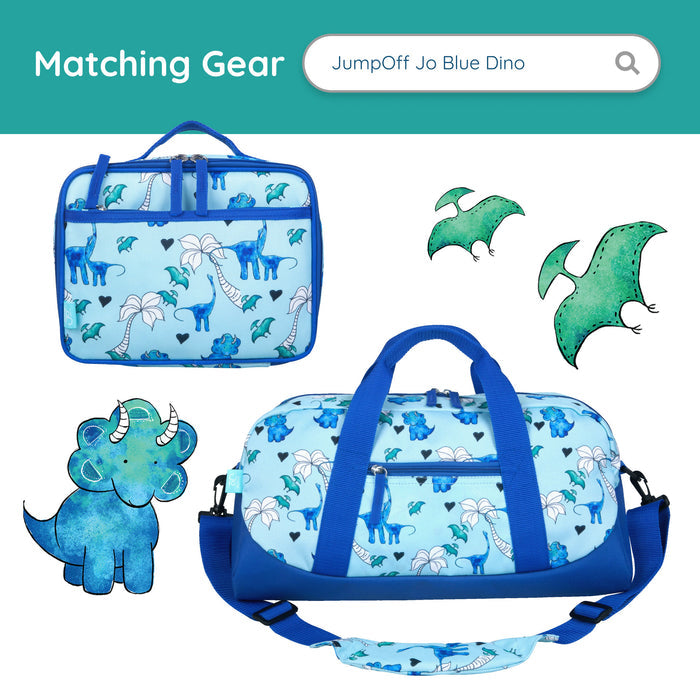 Blue Dino Backpack