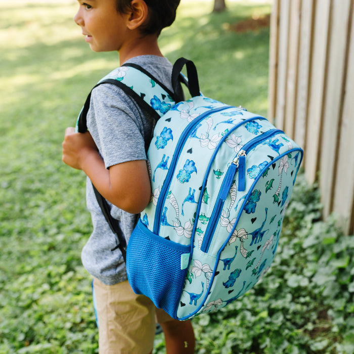 Blue Dino Backpack