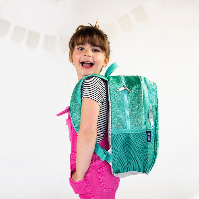 Blue Glitter Backpack