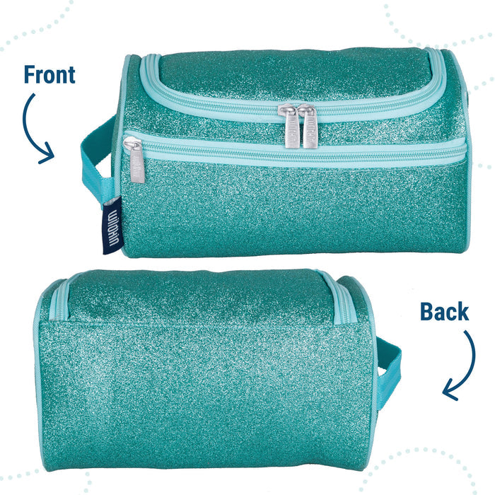 Blue Glitter Toiletry Bag